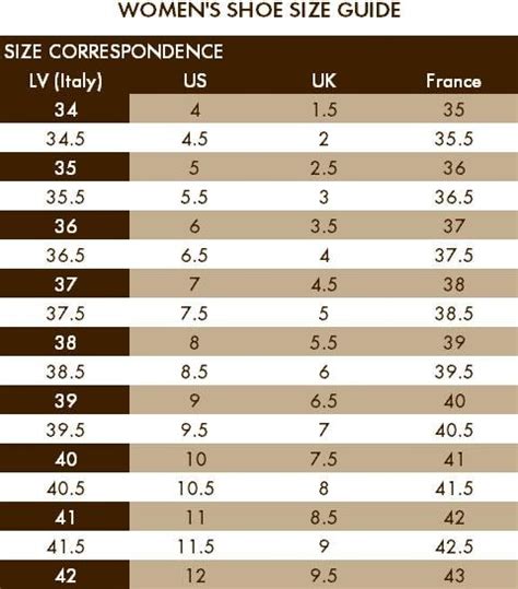 lv men shoe size chart|louis vuitton lv size chart.